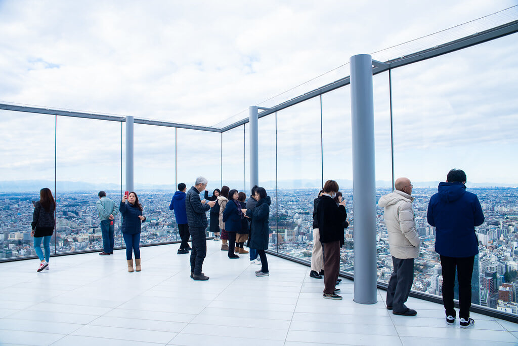 SHIBUYA SKY(渋谷スクランブルスクエア屋上展望台)の写真 ©Dick Thomas Johnson(CC BY 2.0)