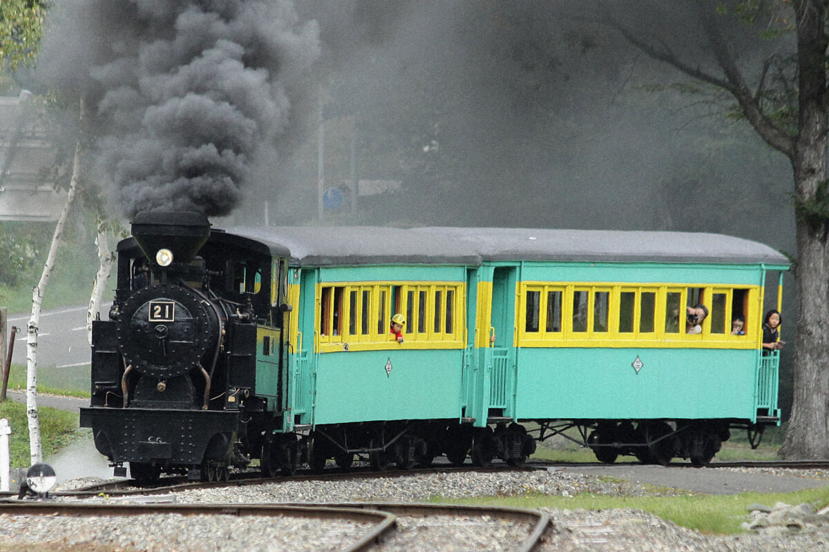 森林鉄道蒸気機関車 雨宮21号の写真 ©Tokutotoo(CC BY-SA 4.0)