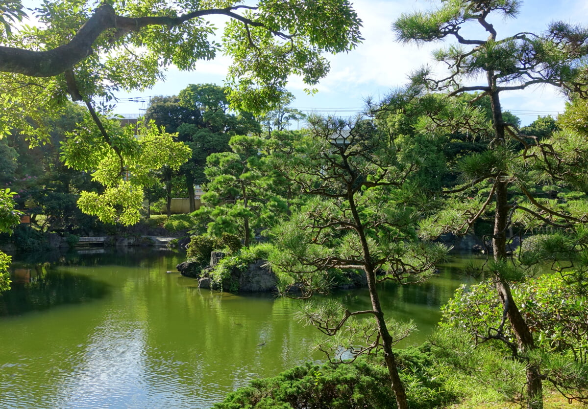 旧安田庭園の写真 ©Daderot(CC0)