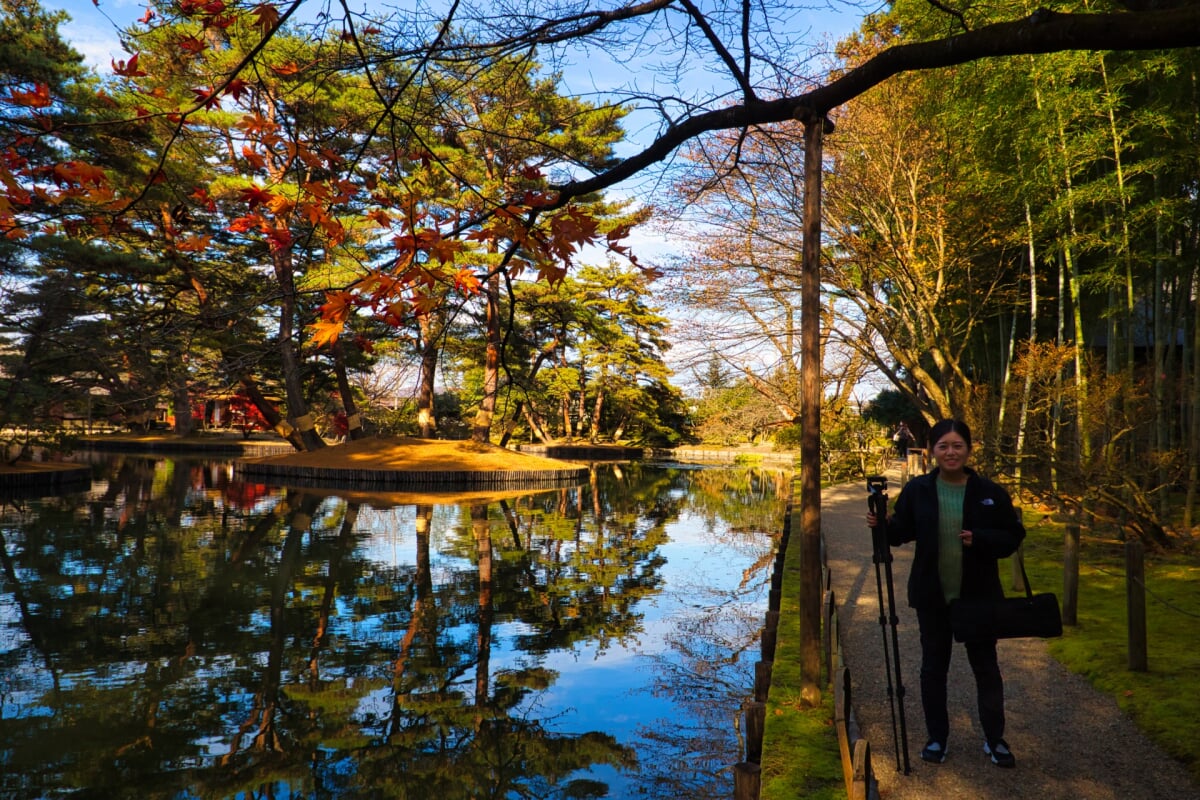 旧有備館および庭園の写真 