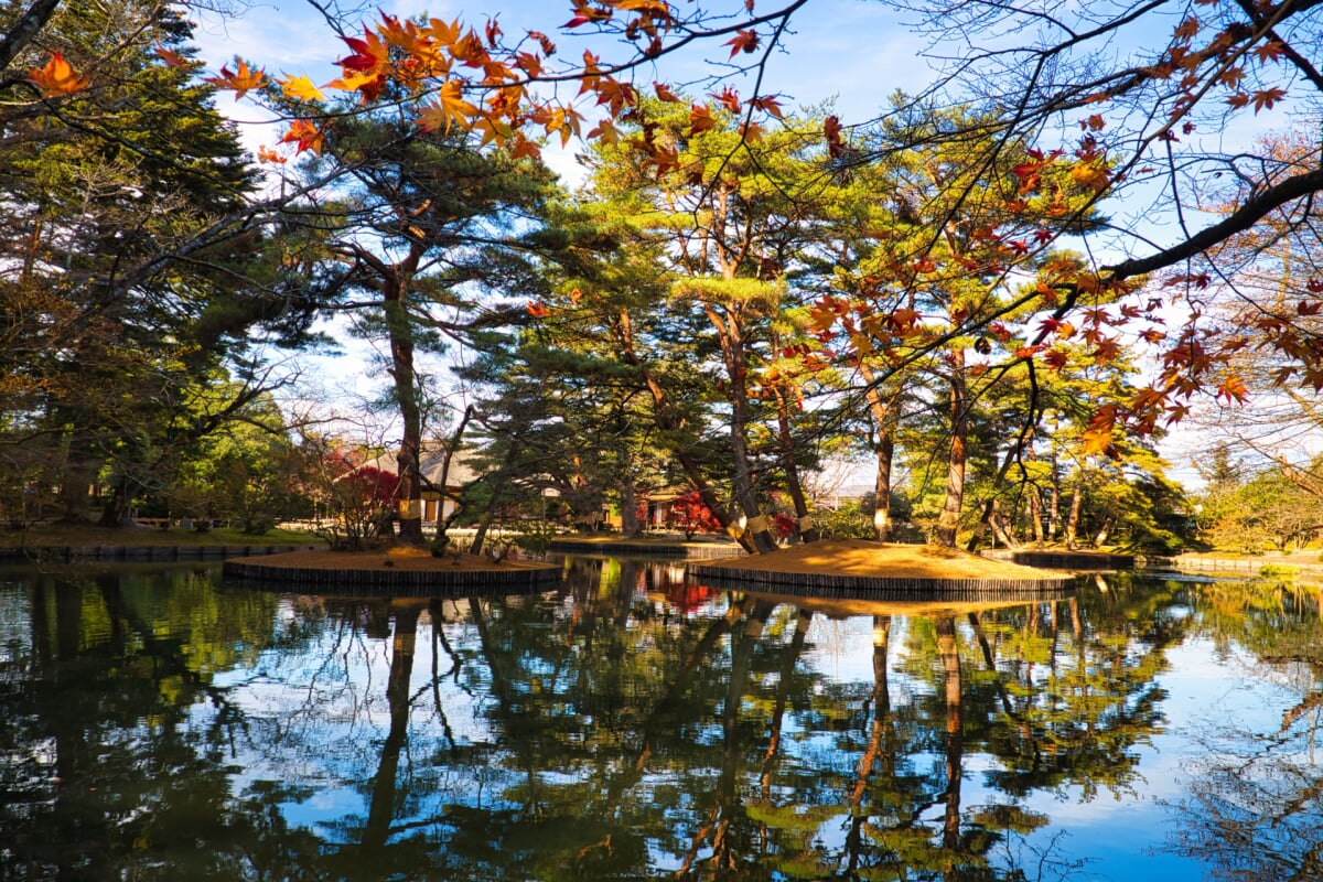 旧有備館および庭園の写真 