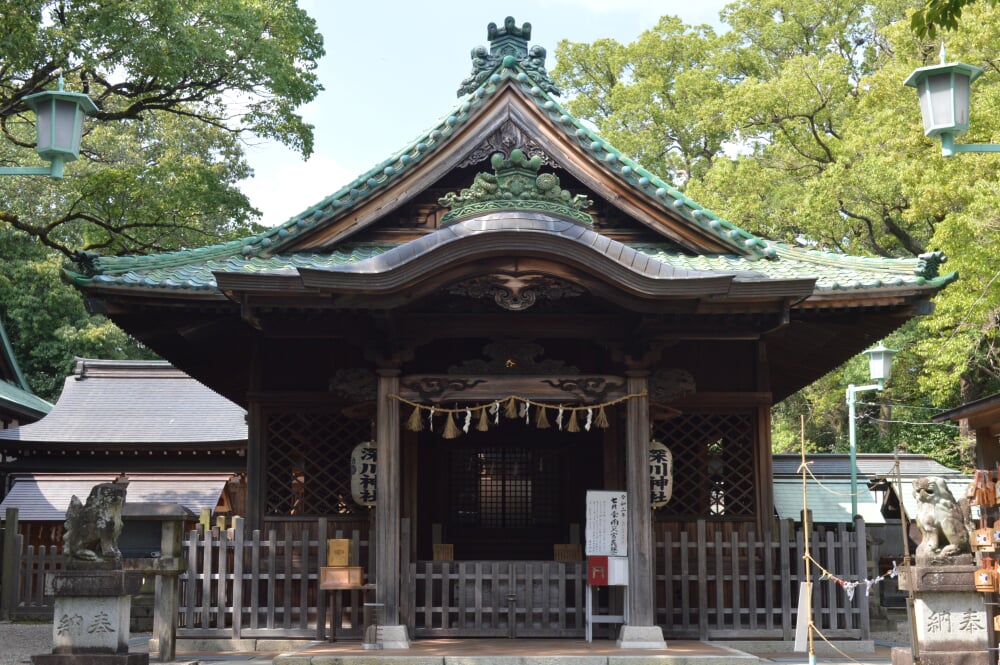 深川神社の写真 ©Asturio(CC BY-SA 4.0)