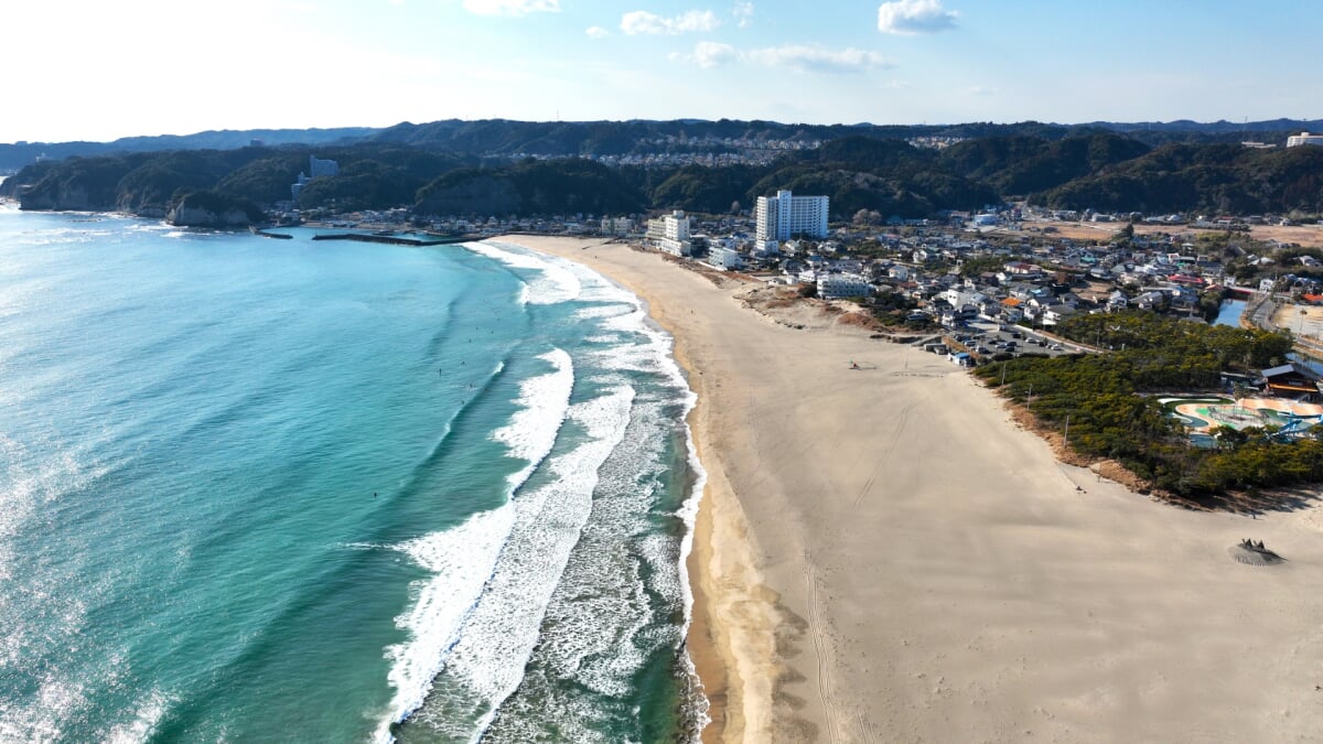 御宿中央海水浴場の写真 