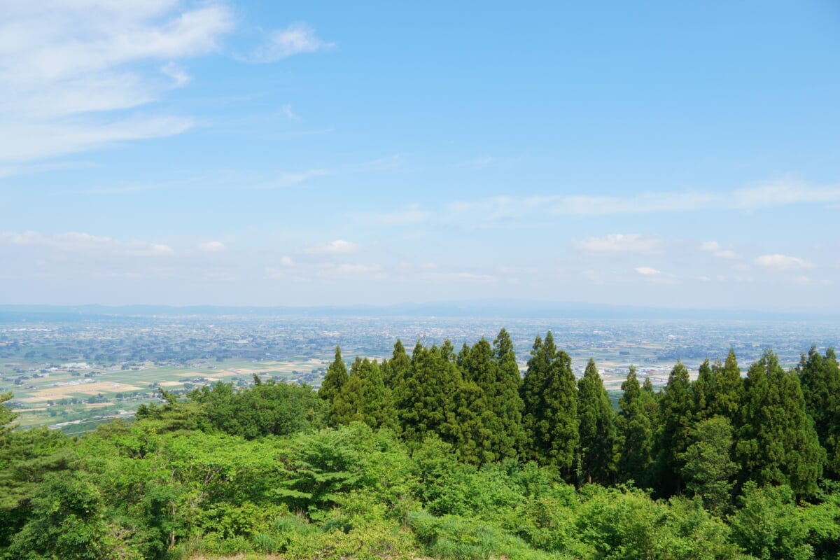 散居村展望台の写真 