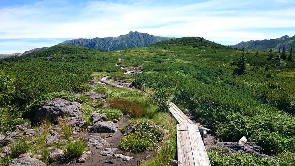 水晶岳の写真 