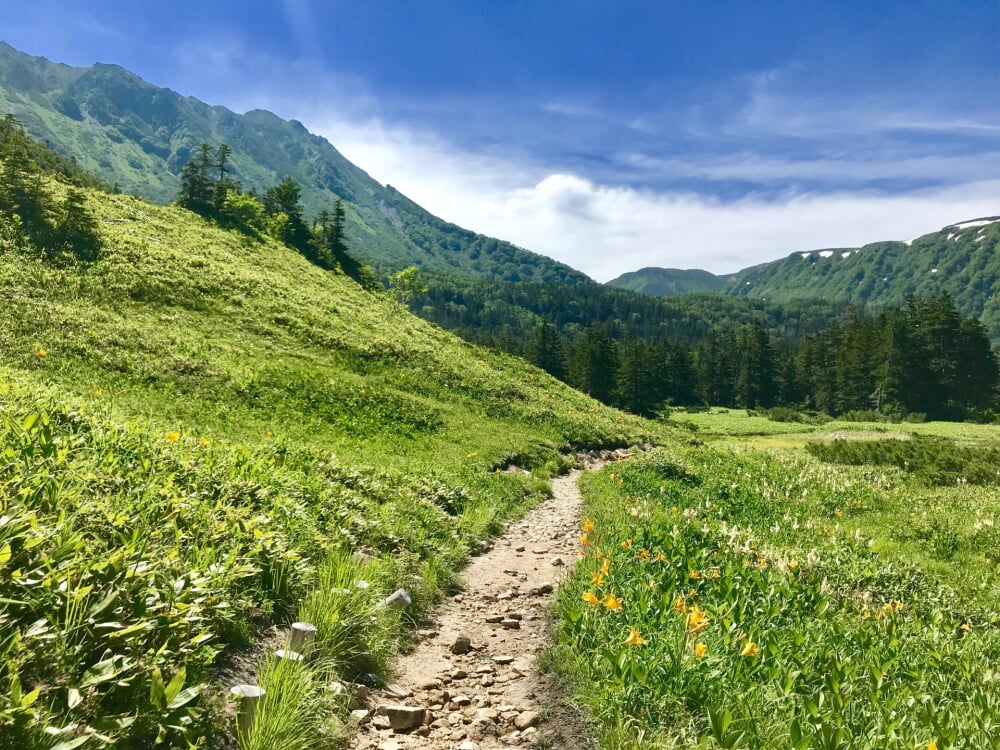 水晶岳の写真 