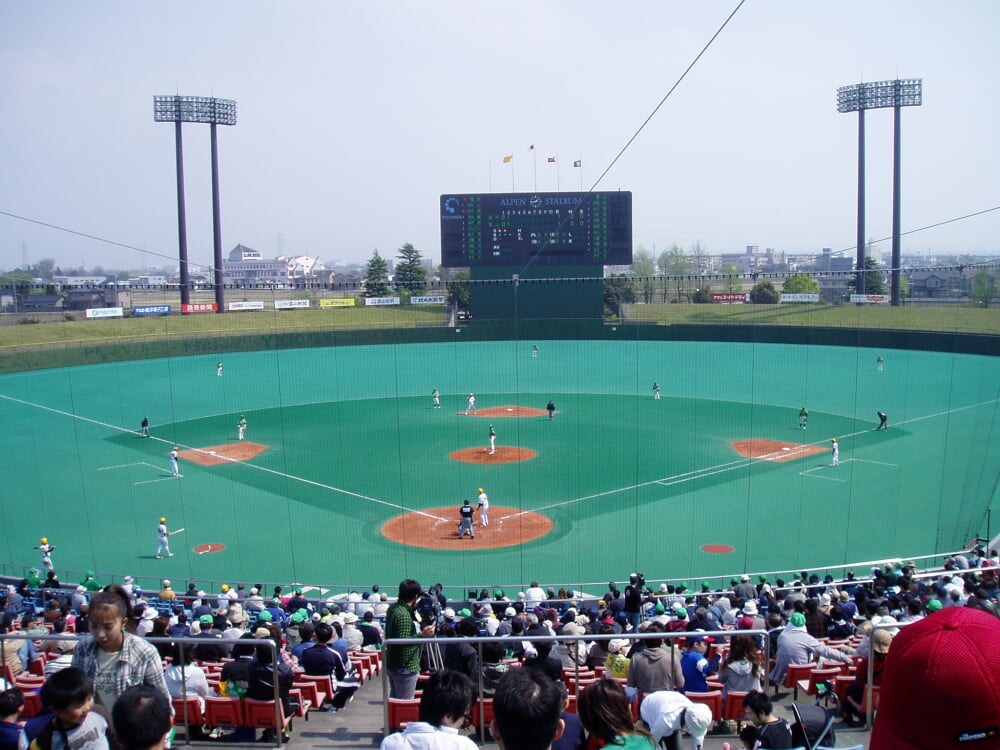 富山市民球場の写真 ©ネプチューン(Public domain)