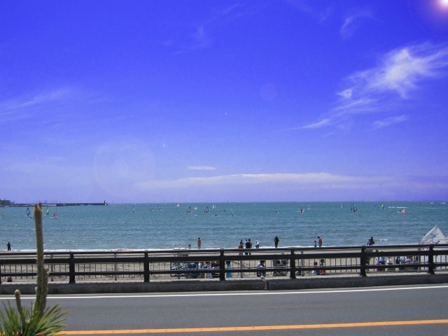 逗子海岸海水浴場の写真 